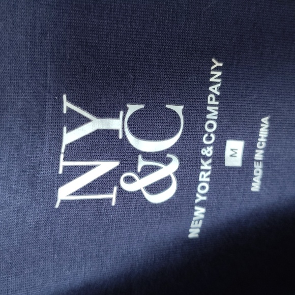 New York & Company Navy Empire Waist Dress – NWT – Wedding Guest / Homecoming - Picture 8 of 11